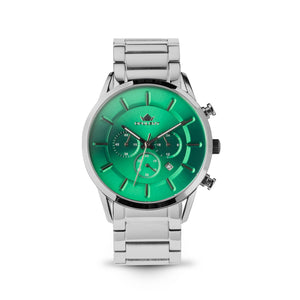 Chrono Limited Emerald w/ Polished Metal band